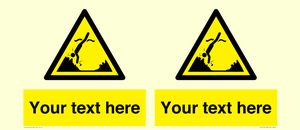Custom Warning submerged objects